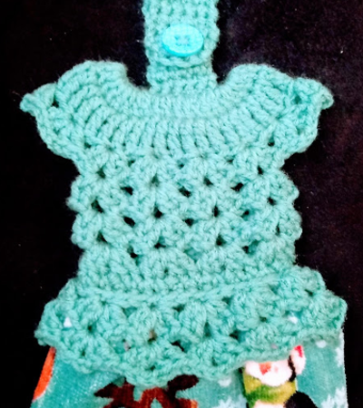 An example of the Dress Towel Topper