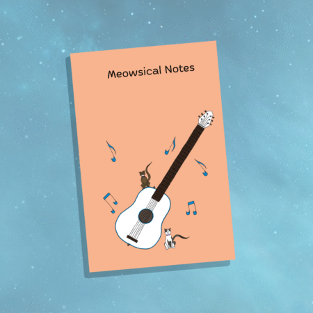 Meowsical Notes (lined or blank) (signed copy)