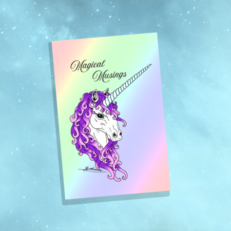 image of unicorn journal cover