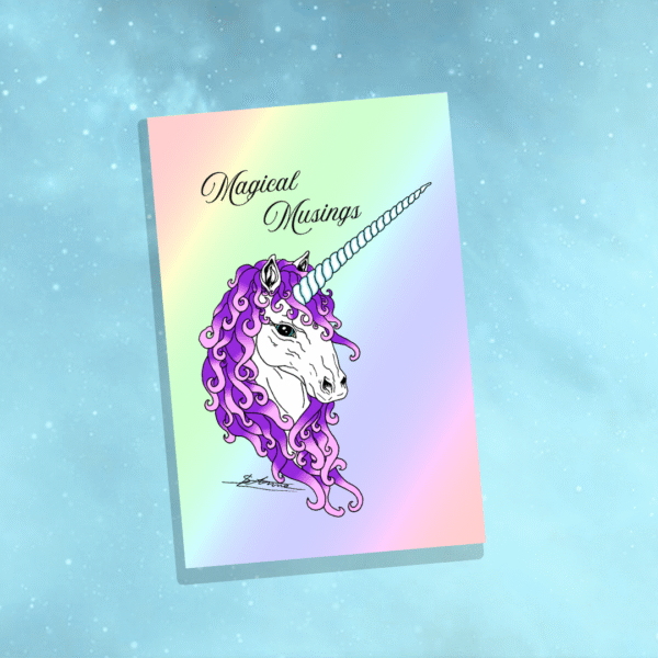 image of unicorn journal cover