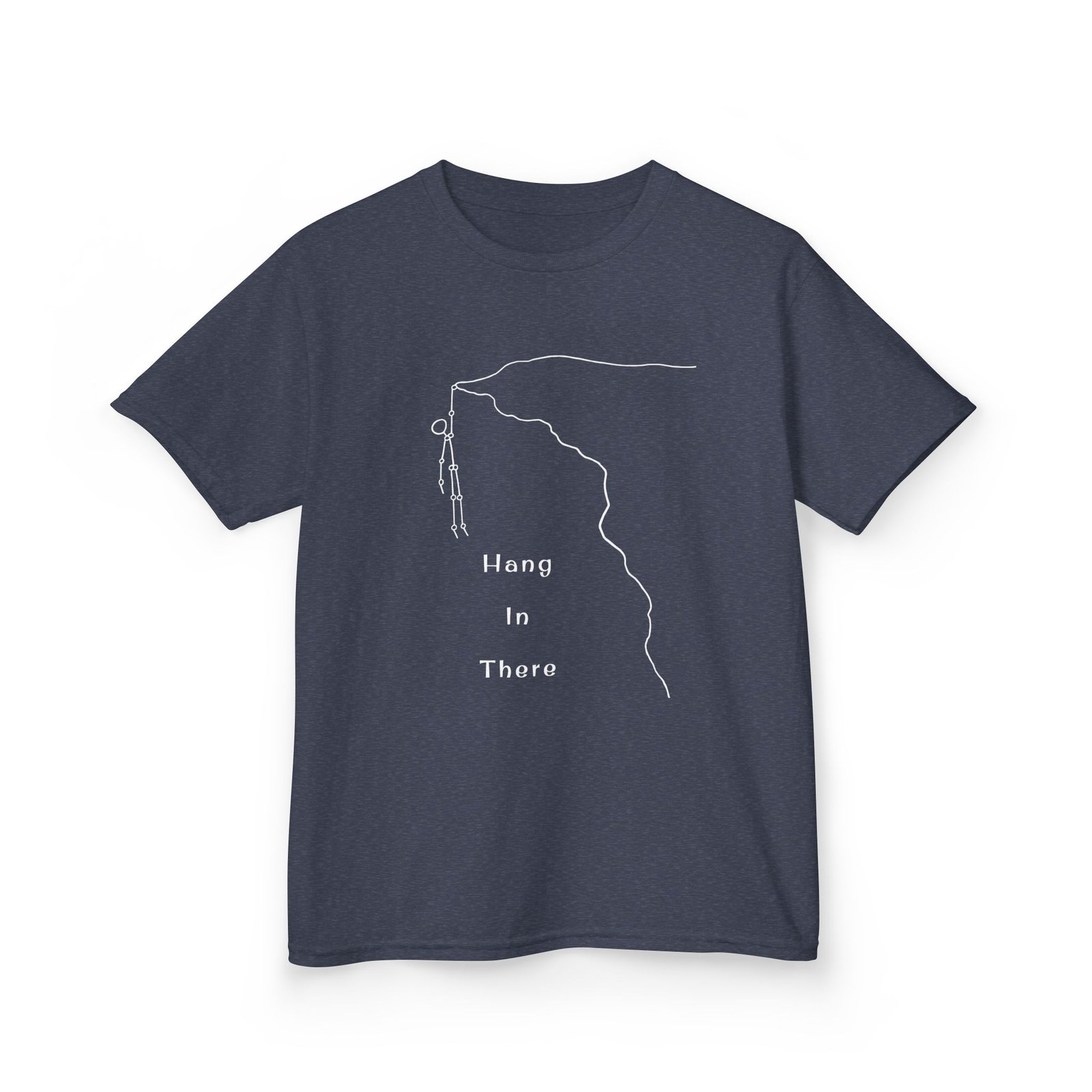Kids Tee — Minimal Climber Design “Hang In There” - Image 43