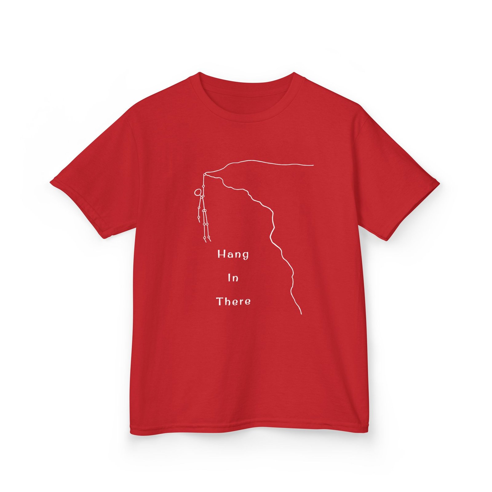 Kids Tee — Minimal Climber Design “Hang In There” - Image 55
