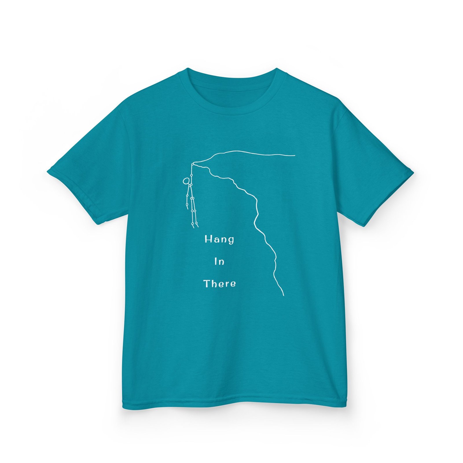 Kids Tee — Minimal Climber Design “Hang In There” - Image 31