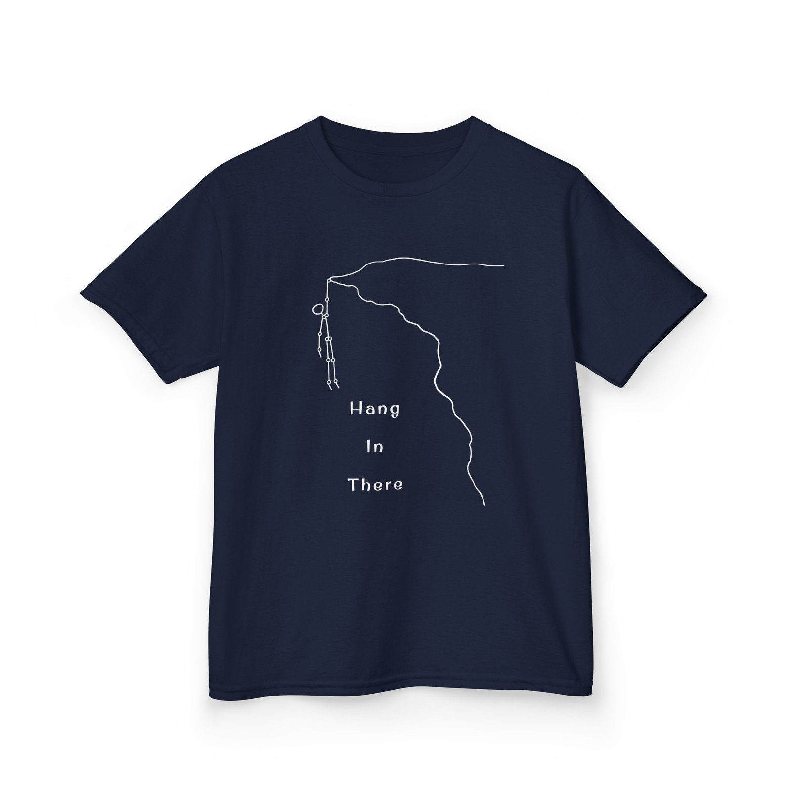 Kids Tee — Minimal Climber Design “Hang In There” - Image 40