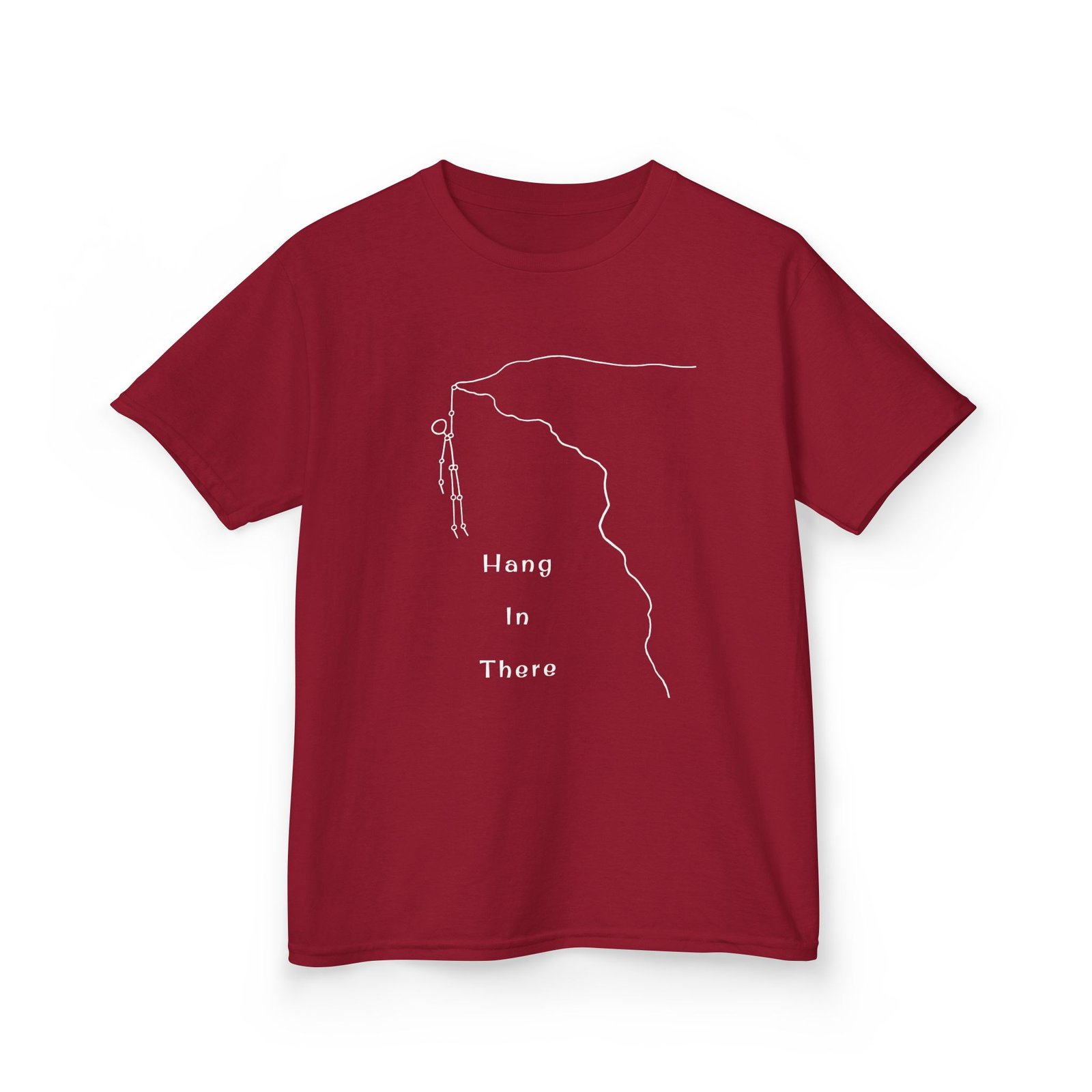 Kids Tee — Minimal Climber Design “Hang In There” - Image 58