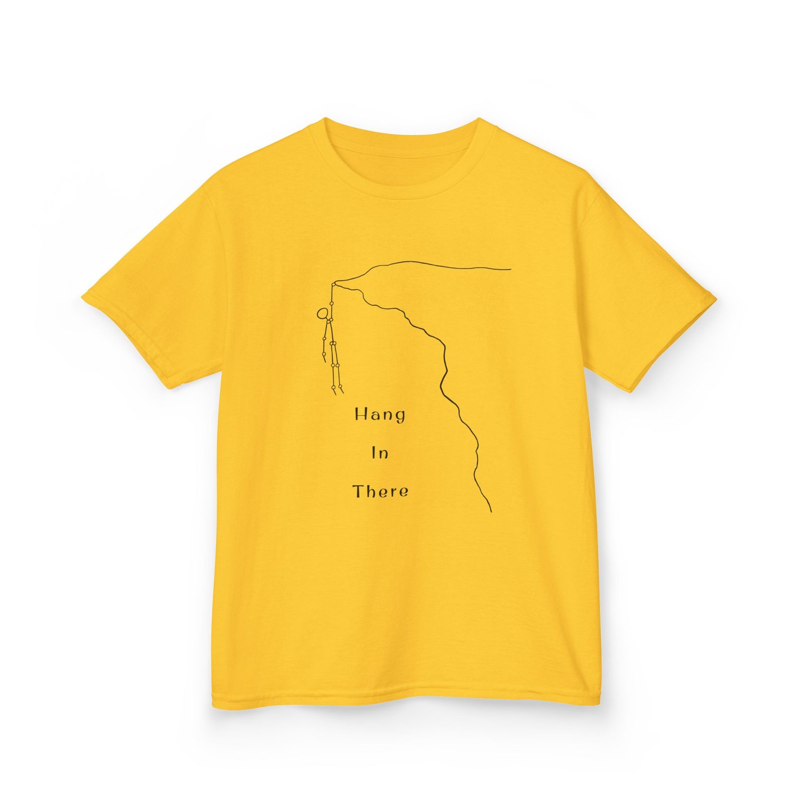 Kids Tee — Minimal Climber Design “Hang In There” - Image 19